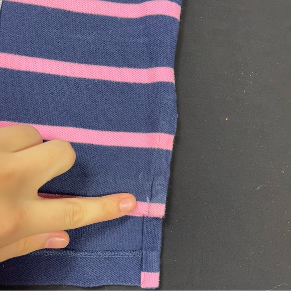 Polo Ralph Lauren pink navy blue polo size L - Picture 2 of 6
